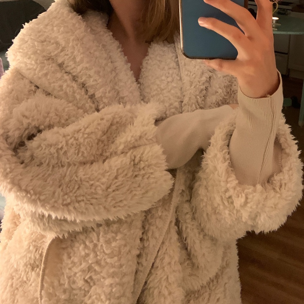 Furry Cream Jacket